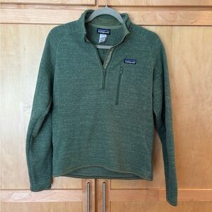 Patagonia Pullover Quarter Zip Green Men’s XS